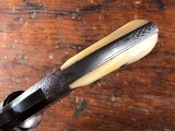 Smith & Wesson No. 2 Old Model Army Nimschke Engraved Silver Inlaid Pearl Civil War Era - 6 of 15
