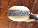 Smith & Wesson No. 2 Old Model Army Nimschke Engraved Silver Inlaid Pearl Civil War Era - 7 of 15