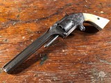 Smith & Wesson No. 2 Old Model Army Nimschke Engraved Silver Inlaid Pearl Civil War Era - 14 of 15