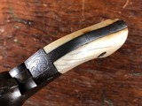 Manhattan Percussion Pocket Revolver Factory Engraved Ivory 1st Day Production SN 6 RARE - 5 of 15