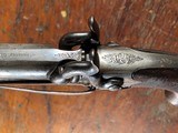 William Greener London 1840's Over/Under Double Barrel Howdah Pistol .56 Cal W.W. Greener Letter RARE - 9 of 15