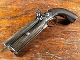 William Greener London 1840's Over/Under Double Barrel Howdah Pistol .56 Cal W.W. Greener Letter RARE - 13 of 15