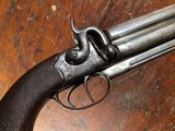 William Greener London 1840's Over/Under Double Barrel Howdah Pistol .56 Cal W.W. Greener Letter RARE - 3 of 15