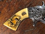 Smith & Wesson No. 2 Old Model Army Exhibition High Relief Engraved Mexican Eagle Ivory Wexell & DeGress RARE - 13 of 15