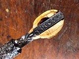 Smith & Wesson No. 2 Old Model Army Exhibition High Relief Engraved Mexican Eagle Ivory Wexell & DeGress RARE - 12 of 15