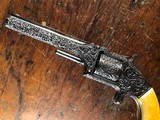 Smith & Wesson No. 2 Old Model Army Exhibition High Relief Engraved Mexican Eagle Ivory Wexell & DeGress RARE - 7 of 15