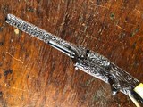 Smith & Wesson No. 2 Old Model Army Exhibition High Relief Engraved Mexican Eagle Ivory Wexell & DeGress RARE - 8 of 15