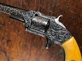 Smith & Wesson No. 2 Old Model Army Exhibition High Relief Engraved Mexican Eagle Ivory Wexell & DeGress RARE - 6 of 15