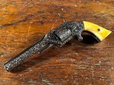 Smith & Wesson No. 2 Old Model Army Exhibition High Relief Engraved Mexican Eagle Ivory Wexell & DeGress RARE - 14 of 15