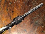Smith & Wesson No. 2 Old Model Army Exhibition High Relief Engraved Mexican Eagle Ivory Wexell & DeGress RARE - 4 of 15