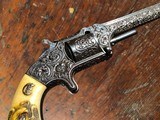 Smith & Wesson No. 2 Old Model Army Exhibition High Relief Engraved Mexican Eagle Ivory Wexell & DeGress RARE - 1 of 15