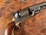 1849 Colt Pocket Revolver Cased Inscribed Civil War Soldier 21st New Jersey Fredericksburg Chancellorsville - 2 of 14