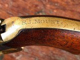 1849 Colt Pocket Revolver Cased Inscribed Civil War Soldier 21st New Jersey Fredericksburg Chancellorsville - 7 of 14