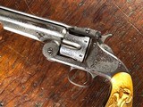 Smith & Wesson No. 3 American Transition First Model Revolver Nimschke Engraved Carved Ivory .44 S&W RARE - 1 of 15