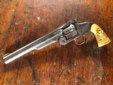 Smith & Wesson No. 3 American Transition First Model Revolver Nimschke Engraved Carved Ivory .44 S&W RARE - 15 of 15
