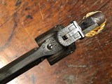 Smith & Wesson No. 3 American Transition First Model Revolver Nimschke Engraved Carved Ivory .44 S&W RARE - 10 of 15