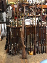 HUGE Antique Carved Wood Double Barrel Shotgun Gun Shop Trade Sign 73" Parker LC Smith Lefever Remington - 13 of 13