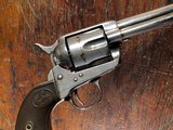 1873 Colt Single Action Army .45 Nickel 4 3/4" ANTIQUE Blackpowder Frame 1892 NICE! - 2 of 15