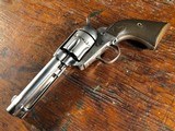 1873 Colt Single Action Army .45 Nickel 4 3/4" ANTIQUE Blackpowder Frame 1892 NICE! - 15 of 15