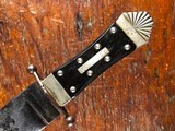 1840 Rodgers & Sons Marked Rose New York American Coffin Handle Clip Point Bowie Knife *RARE* - 6 of 10