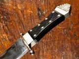 1840 Rodgers & Sons Marked Rose New York American Coffin Handle Clip Point Bowie Knife *RARE* - 9 of 10