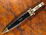 Samuel Hancock & Sons Sheffield Civil War Spear Point Bowie Knife Patriotic Eagle Motto Pearl EXCELLENT *RARE* - 3 of 15