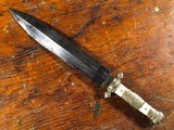 Samuel Hancock & Sons Sheffield Civil War Spear Point Bowie Knife Patriotic Eagle Motto Pearl EXCELLENT *RARE* - 15 of 15