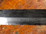 Samuel Hancock & Sons Sheffield Civil War Spear Point Bowie Knife Patriotic Eagle Motto Pearl EXCELLENT *RARE* - 10 of 15