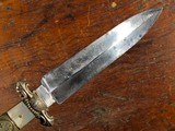 Samuel Hancock & Sons Sheffield Civil War Spear Point Bowie Knife Patriotic Eagle Motto Pearl EXCELLENT *RARE* - 12 of 15