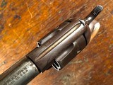 1873 Colt Single Action Army .45 Revolver 4 3/4" Nickel Pearl 1st Gen SAA Blackpowder Frame 1884 - 3 of 15