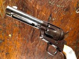 1873 Colt Single Action Army .45 Revolver 4 3/4" Nickel Pearl 1st Gen SAA Blackpowder Frame 1884 - 8 of 15