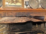 New Model 1859 Sharps Percussion Civil War Cavalry Carbine w/ Patchbox Original Military Breechloader - 2 of 15