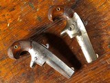 Wonderful Cased PAIR Colt No. 2 Second Model Derringer Pocket Pistols .41 Wild West Gambler Guns - 8 of 15
