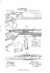 1873 Alfred Swingle San Francisco California Lever Action Repeating Rifle Prototype Patent Model *RARE* - 13 of 15