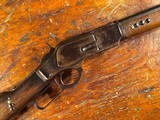 1873 Winchester Lever Action Repeating Rifle Native American Plains Indian Owned Frontier Tacked 1884 - 1 of 15