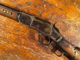 1873 Winchester Lever Action Repeating Rifle Native American Plains Indian Owned Frontier Tacked 1884 - 2 of 15