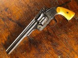 1875 Smith & Wesson Schofield .45 Revolver Nickel Ivory Factory Letter *RARE* Civilian Issue Wild West Cowboy - 2 of 15