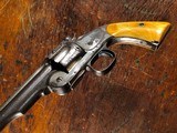 1875 Smith & Wesson Schofield .45 Revolver Nickel Ivory Factory Letter *RARE* Civilian Issue Wild West Cowboy - 4 of 15