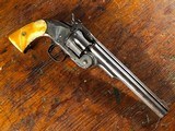 1875 Smith & Wesson Schofield .45 Revolver Nickel Ivory Factory Letter *RARE* Civilian Issue Wild West Cowboy - 1 of 15