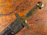 Civil War Confederate CS Star Pommel Foot Artillery Short Sword w/ Scabbard *RARE* - 1 of 14