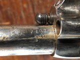 1873 Colt Single Action Army .45 Revolver 1st Gen Blackpowder Frame SAA 1877 Nickel Ivory 7 1/2" Beautiful! - 14 of 15