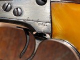 1873 Colt Single Action Army .45 Revolver 1st Gen Blackpowder Frame SAA 1877 Nickel Ivory 7 1/2" Beautiful! - 6 of 15