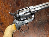 1873 Colt Single Action Army .45 Revolver 1st Gen Blackpowder Frame SAA 1877 Nickel Ivory 7 1/2" Beautiful! - 3 of 15