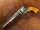 1873 Colt Single Action Army .45 Revolver 1st Gen Blackpowder Frame SAA 1877 Nickel Ivory 7 1/2" Beautiful! - 1 of 15