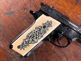 Smith & Wesson Model 59 Double Action Semi Auto Pistol Custom Engraved w/ Carved Ivory Grips 9mm S&W - 11 of 11
