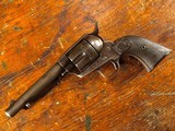 1873 Colt Single Action Army 1st Gen Blackpowder Frame SAA 1893 .38-40 WCF 5 1/2" w/ Gun Belt Rig - 4 of 15