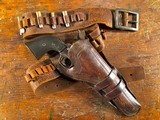 1873 Colt Single Action Army 1st Gen Blackpowder Frame SAA 1893 .38-40 WCF 5 1/2" w/ Gun Belt Rig - 2 of 15