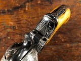 1877 Colt Thunderer Double Action .41 Revolver Factory Soft Finish Ordered & Engraved by Winchester Nickel Ivory *RARE* - 4 of 15