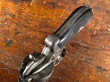 Auguste Francotte Large Relief Engraved Lefaucheux Double Action 11mm Pinfire Revolver Ebony Grips NICE! - 13 of 15