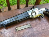 1870 Frank Wesson Medium Frame "Mate" Pocket Rifle Cased Prototype *RARE* 1 of 1 Blue/Nickel .22 Cal 18" Bbl w/ Stock - 11 of 15